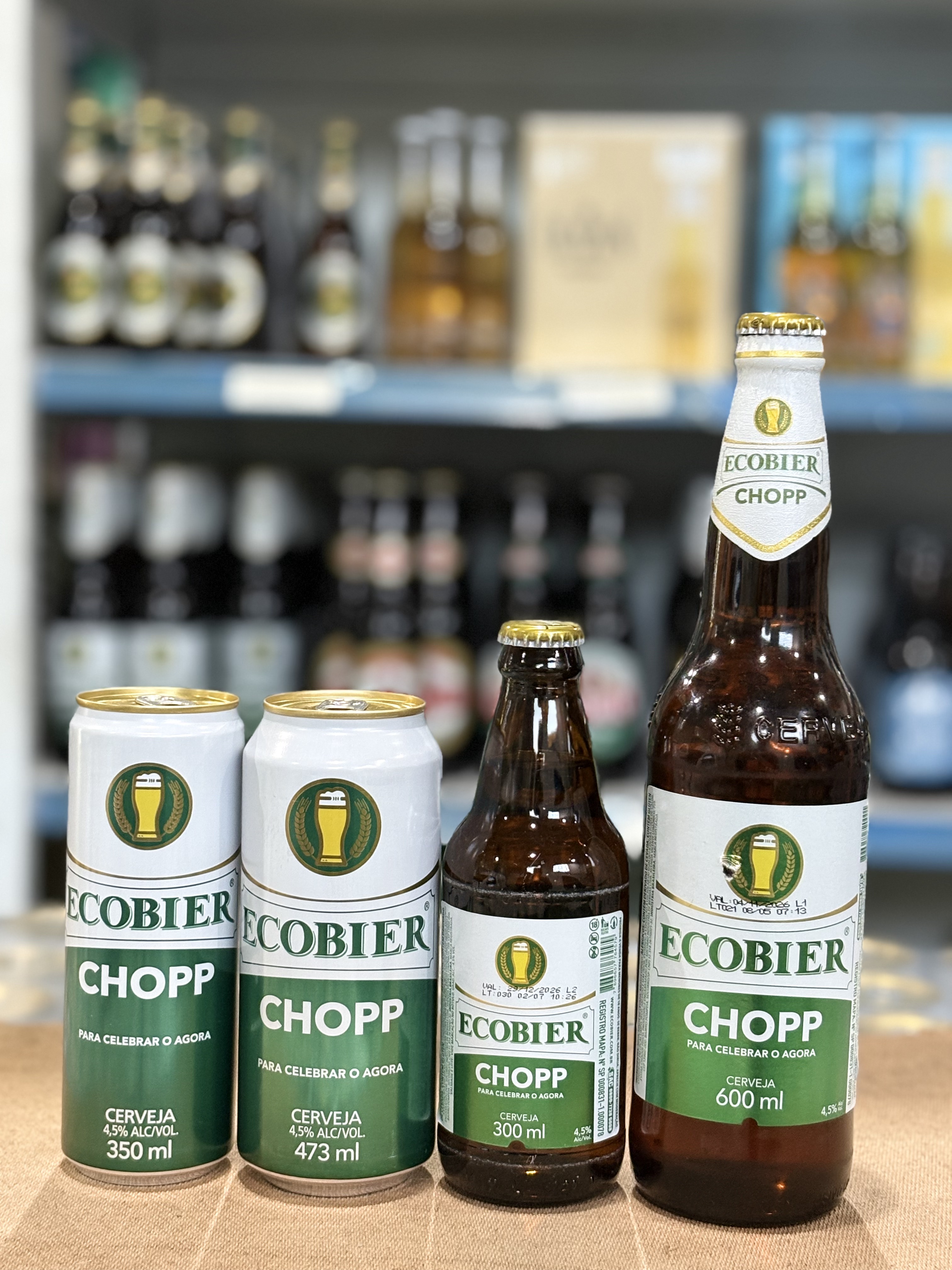 Linha de cervejas Ecobier Chopp