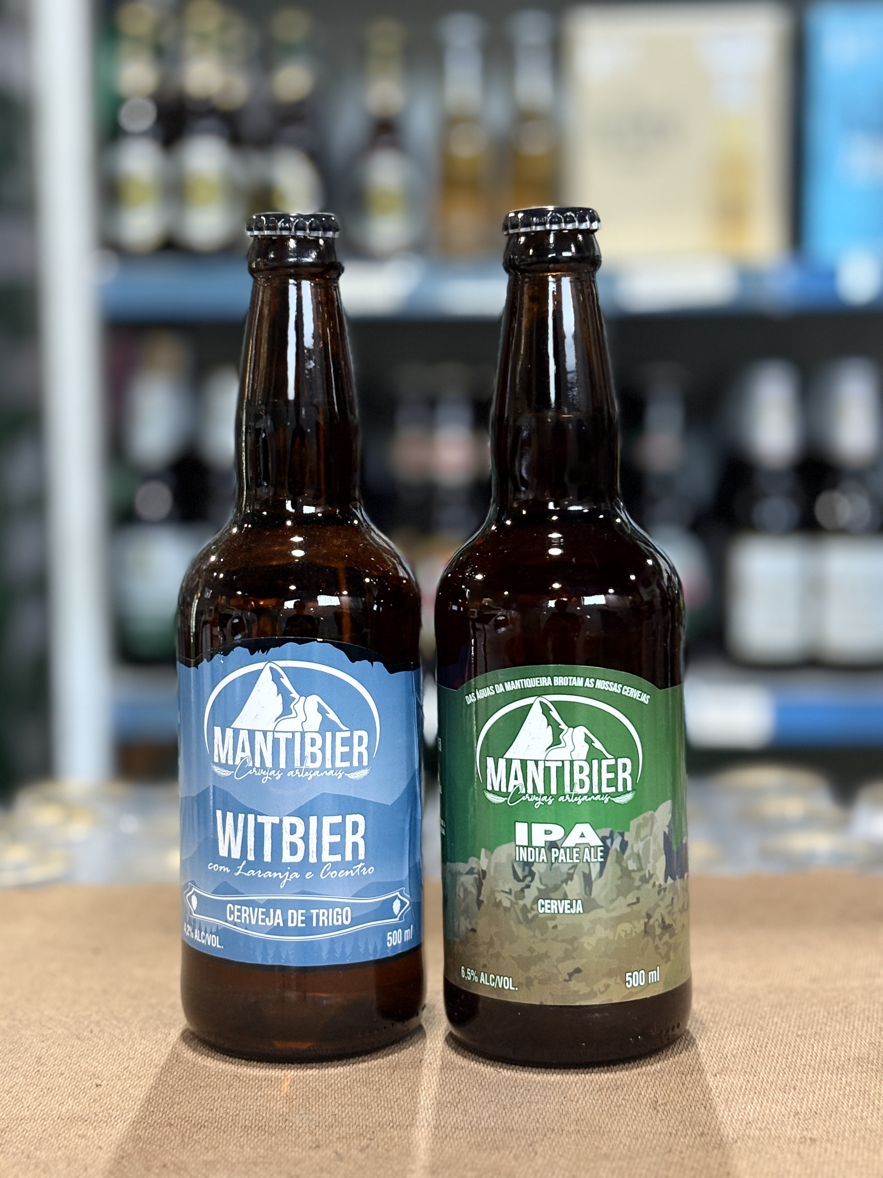 Cervejas artesanais Mantibier